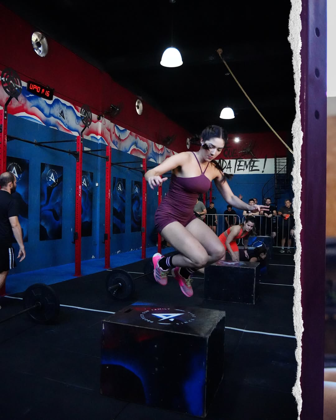 Treino em comunidade no box da Athus