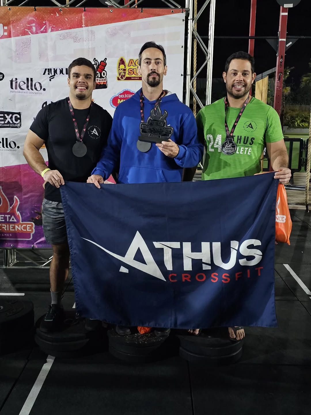 Alunos da comunidade Athus